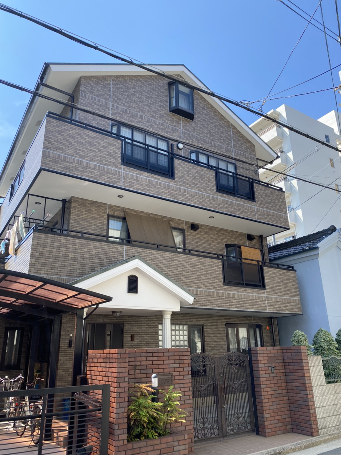 堺市M様邸 外壁修繕 補修・外壁屋根塗装・防水工事